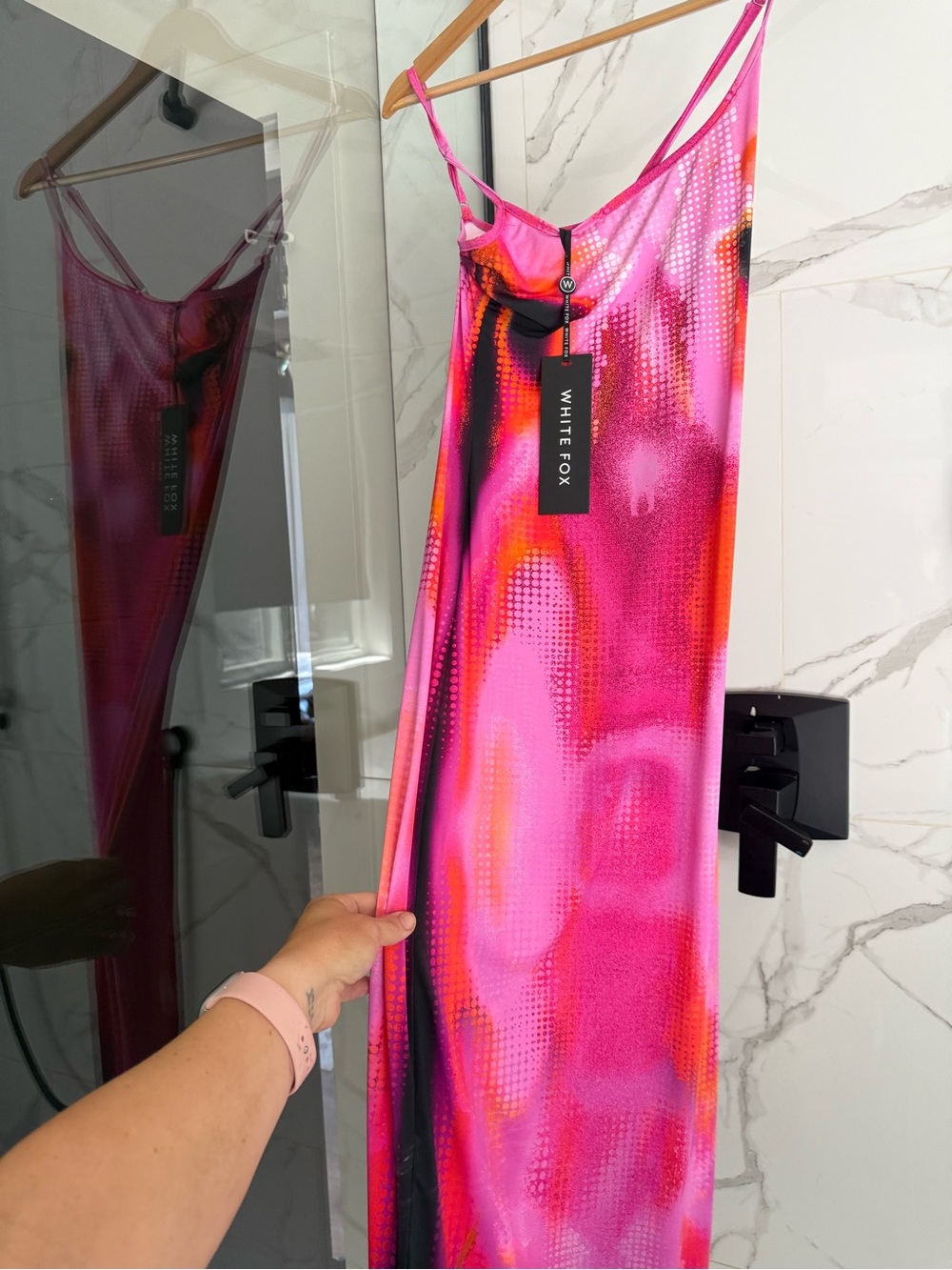 Women’s Pink & Orange Slip Dress